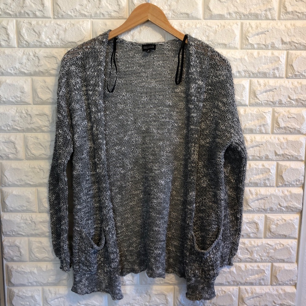 love culture grey heather cardigan
